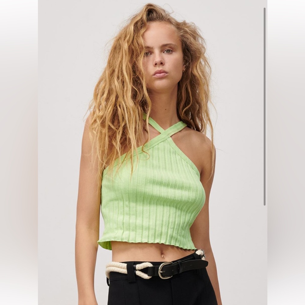 Halter crop top